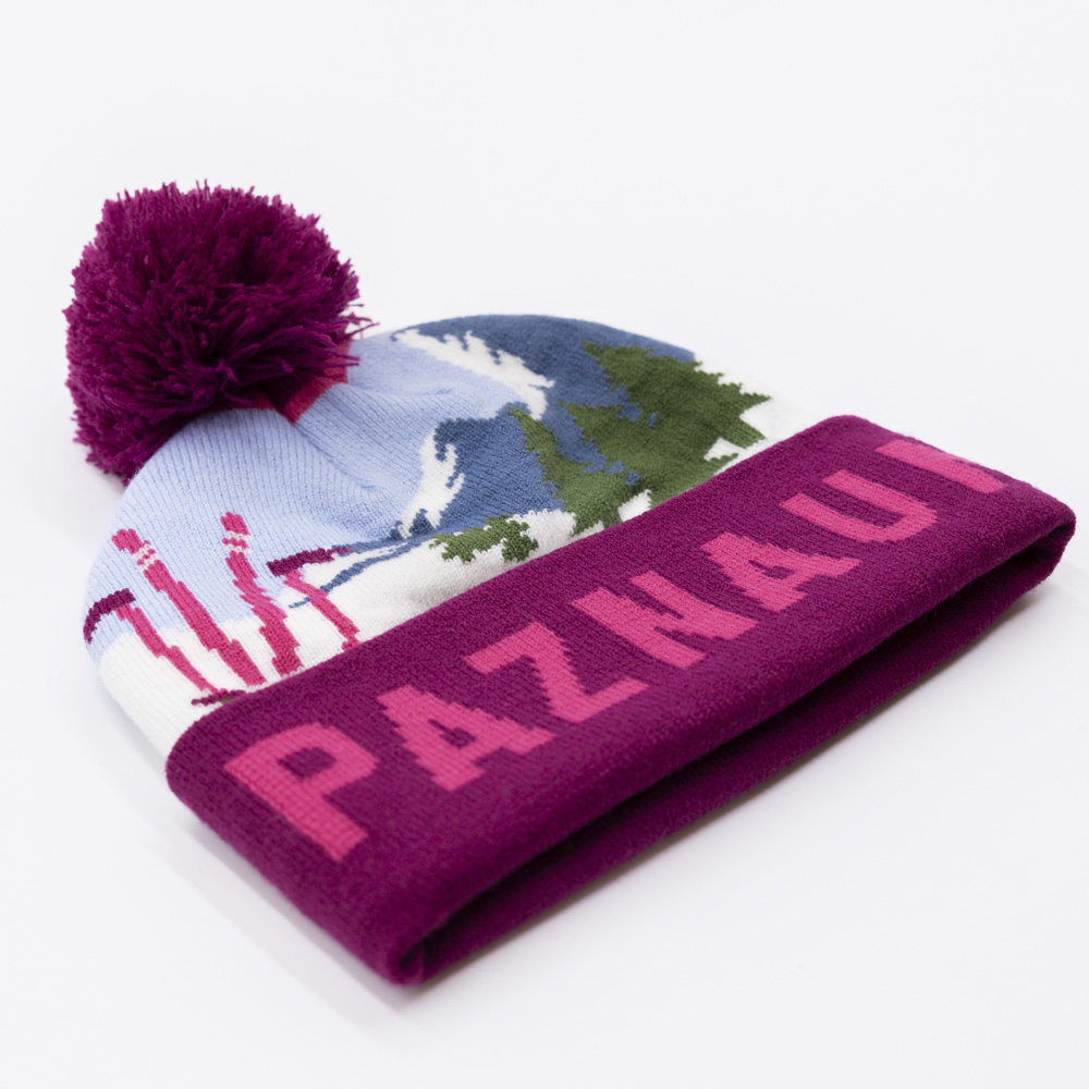 Retro bobble beanie "mountain fun" - Image 2