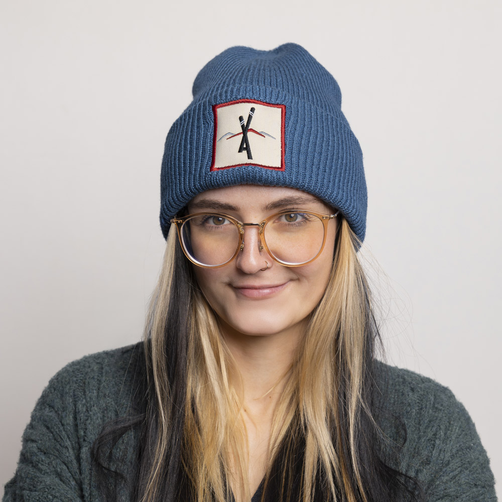 Knitted beanie "Ski Badge" - Image 4