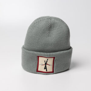Knitted beanie "Ski Badge"